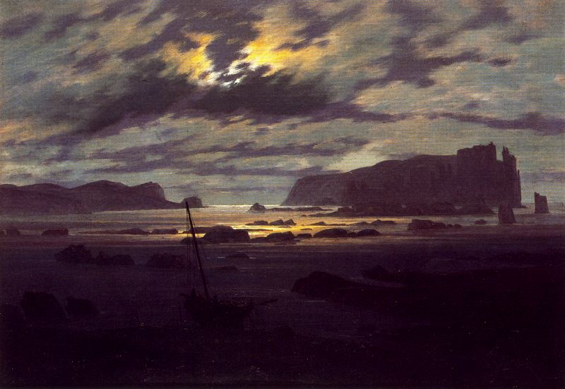 Northern Sea in the Moonlight